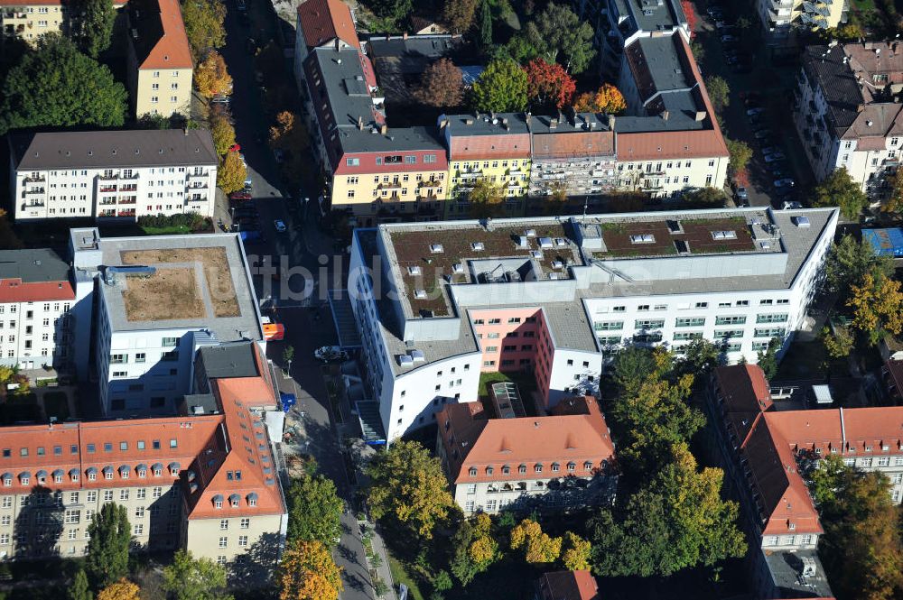 Berlin aus der Vogelperspektive: Oskar-Ziethen-Krankenhaus Lichtenberg / Sana Klinikum