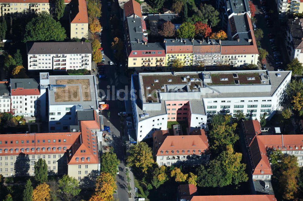 Luftbild Berlin - Oskar-Ziethen-Krankenhaus Lichtenberg / Sana Klinikum