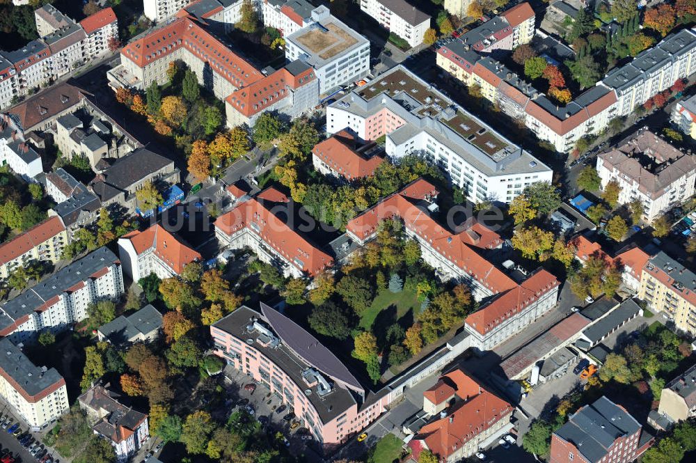 Berlin von oben - Oskar-Ziethen-Krankenhaus Lichtenberg / Sana Klinikum