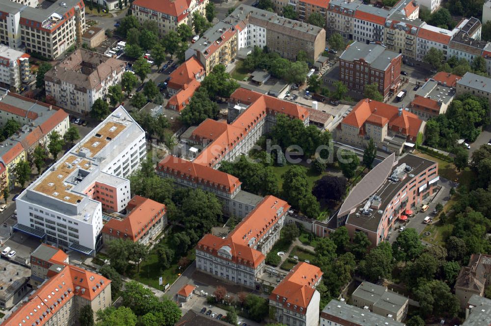 Luftaufnahme Berlin - Oskar-Ziethen-Krankenhaus Lichtenberg / Sana Klinikum