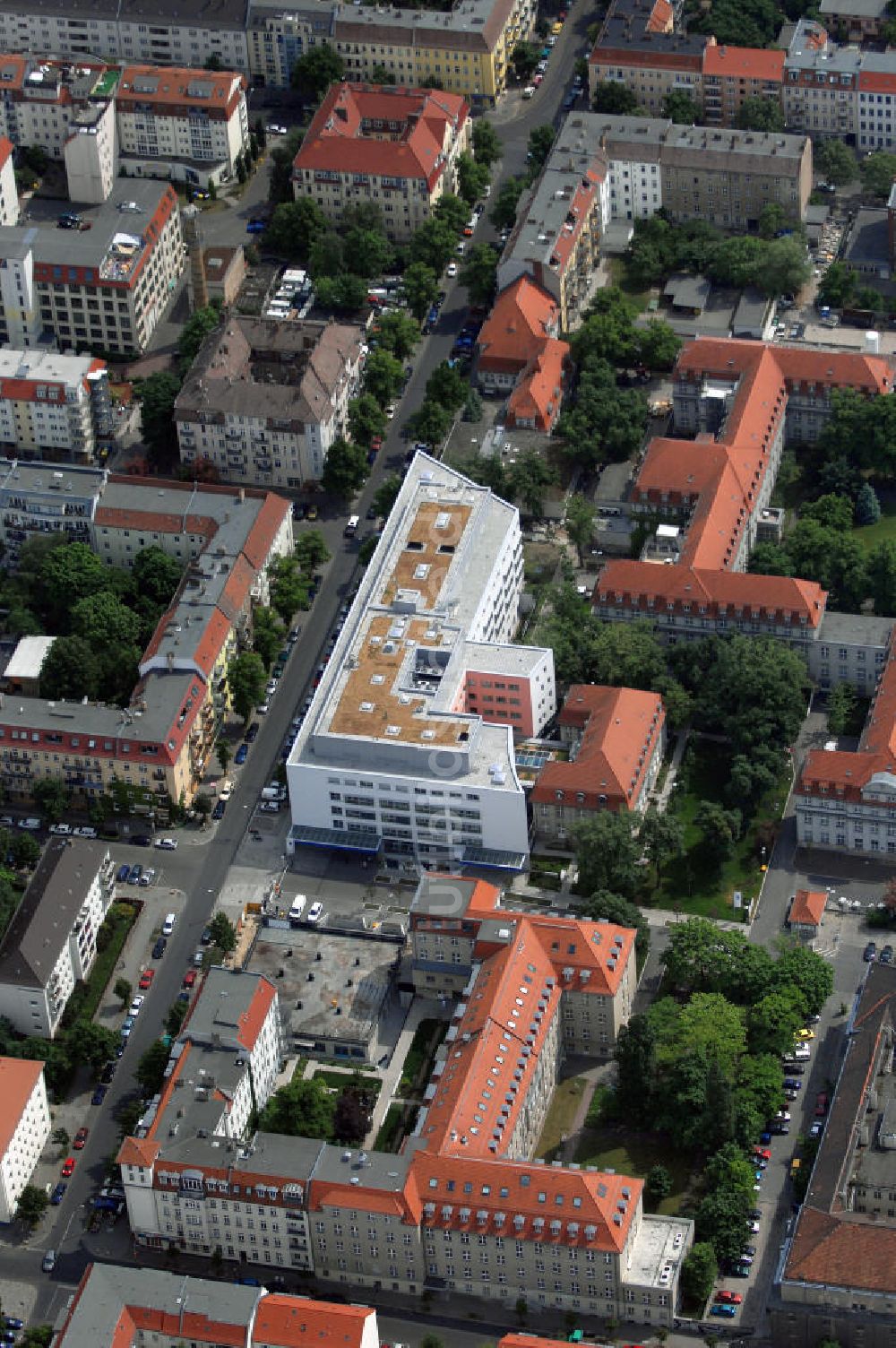 Berlin aus der Vogelperspektive: Oskar-Ziethen-Krankenhaus Lichtenberg / Sana Klinikum