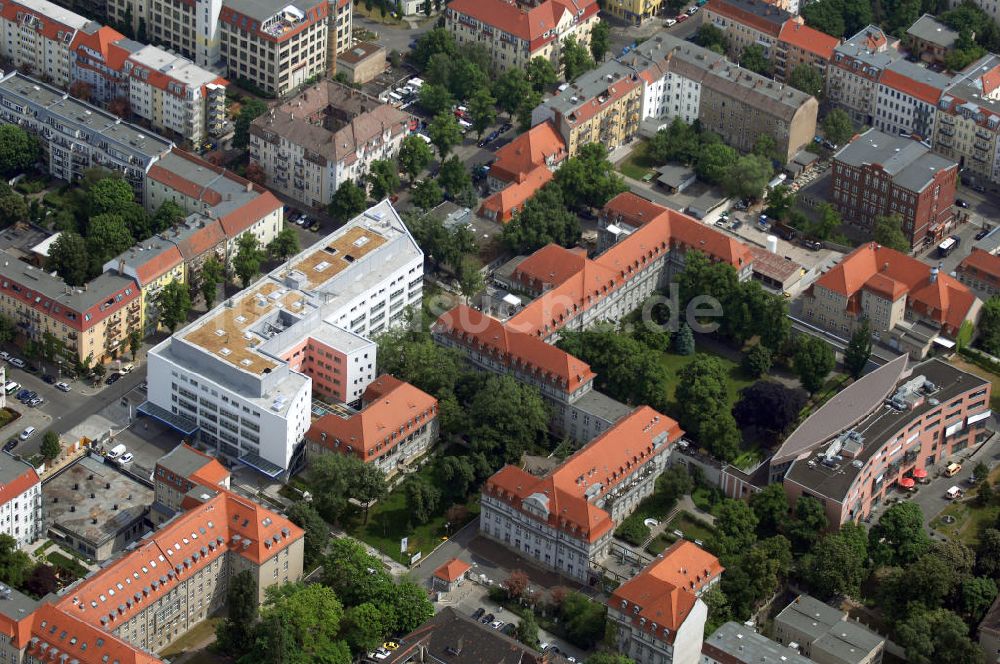 Luftaufnahme Berlin - Oskar-Ziethen-Krankenhaus Lichtenberg / Sana Klinikum