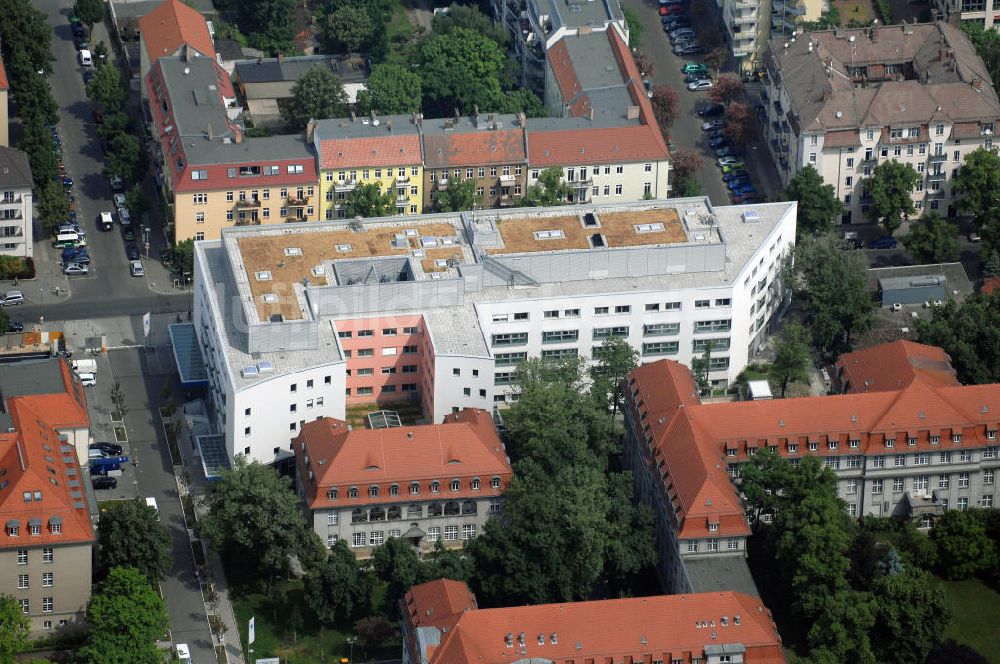 Berlin aus der Vogelperspektive: Oskar-Ziethen-Krankenhaus Lichtenberg / Sana Klinikum