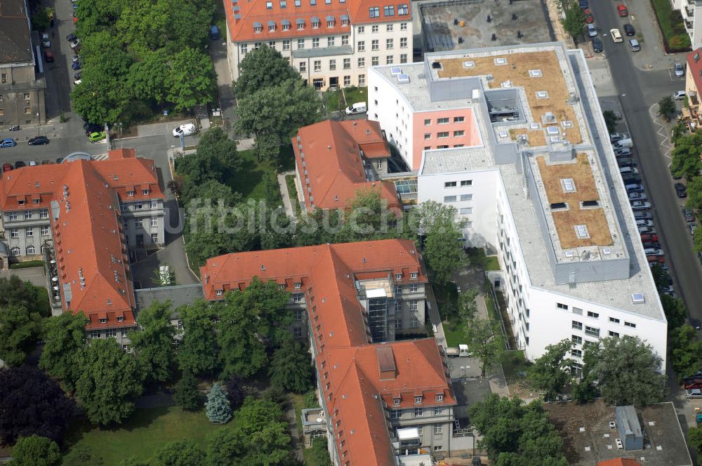 Luftaufnahme Berlin - Oskar-Ziethen-Krankenhaus Lichtenberg / Sana Klinikum