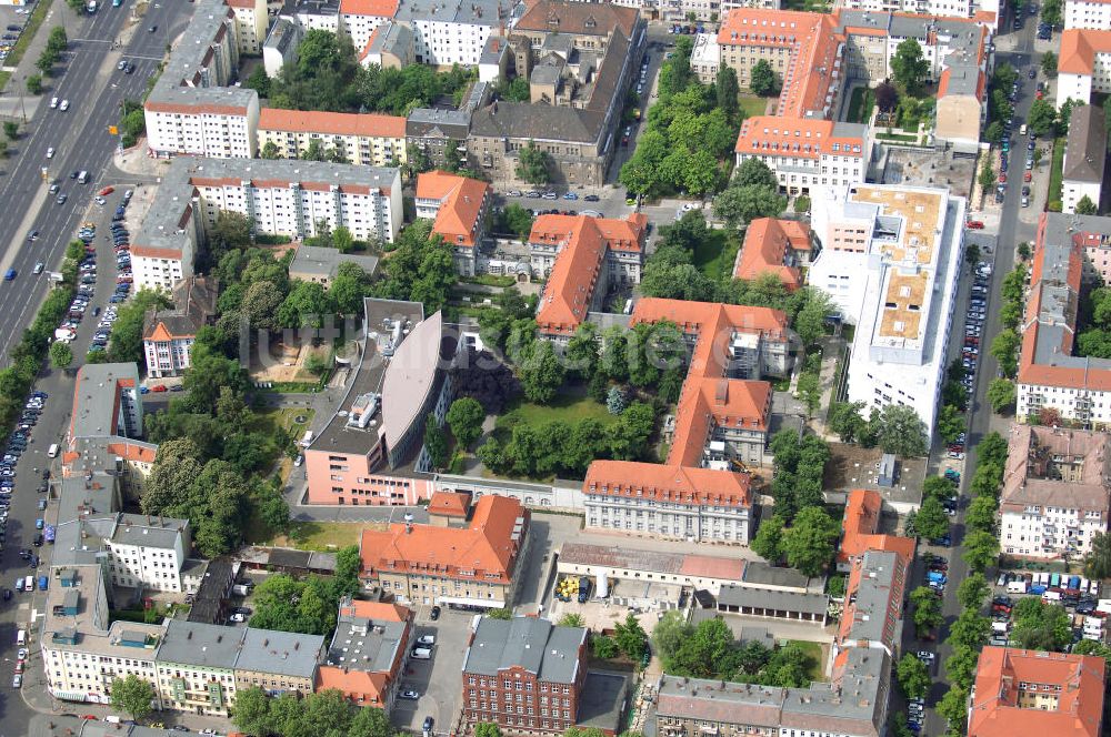 Luftbild Berlin - Oskar-Ziethen-Krankenhaus Lichtenberg / Sana Klinikum