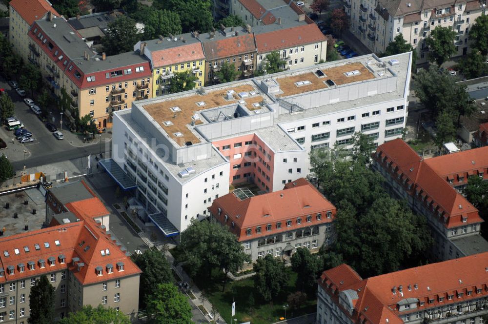 Luftaufnahme Berlin - Oskar-Ziethen-Krankenhaus Lichtenberg / Sana Klinikum