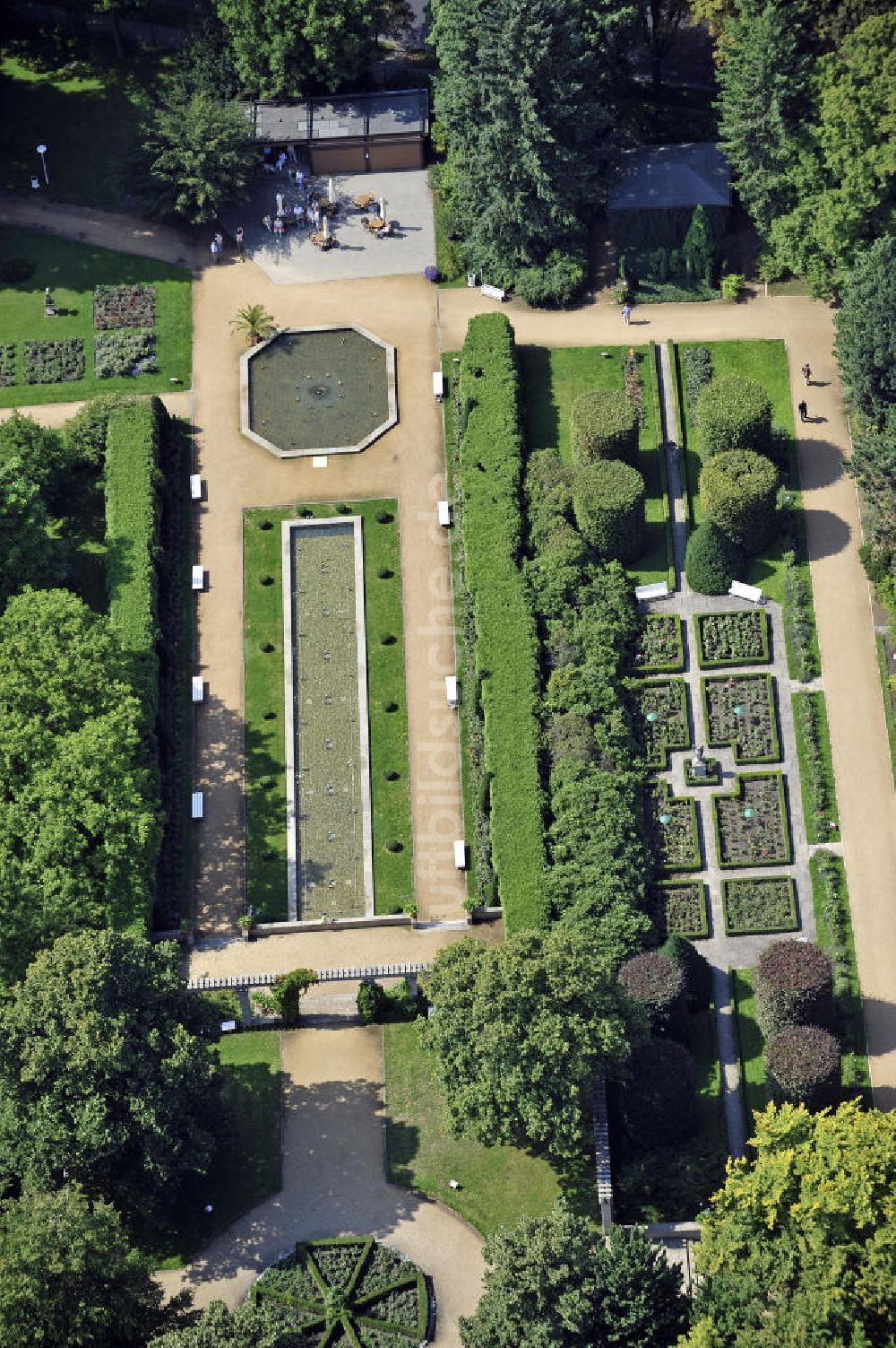 Forst aus der Vogelperspektive: Ostdeutscher Rosengarten Forst