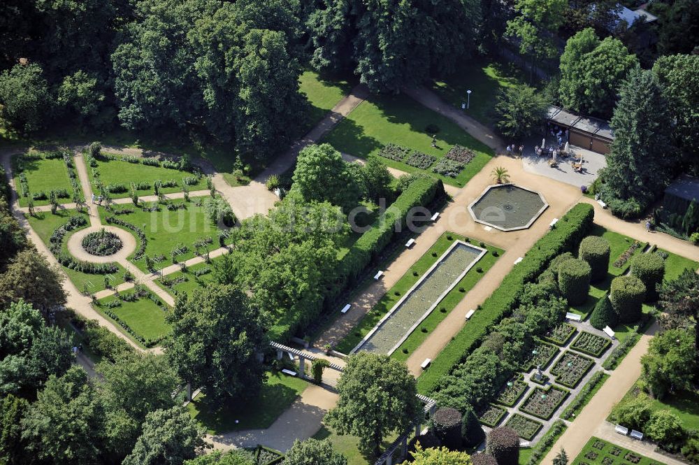 Forst von oben - Ostdeutscher Rosengarten Forst