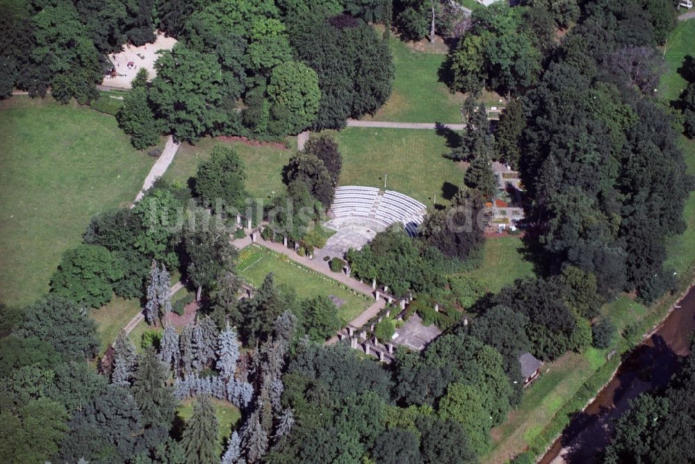 Forst von oben - Ostdeutscher Rosengarten Forst im Bundesland Brandenburg