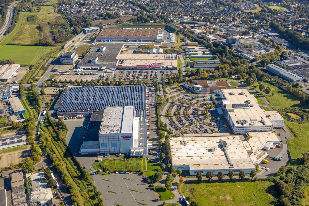 Witten von oben - OSTERMANN Einrichtungs-Centrum in Witten im Bundesland Nordrhein-Westfalen