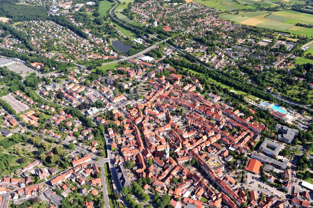 Luftaufnahme Osterode am Harz - Osterode am Harz im Bundesland Niedersachsen