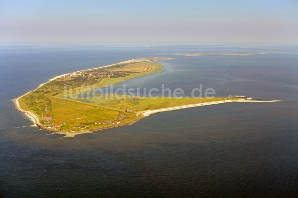 Luftaufnahme Wangerooge - Ostfriesische Insel Wangerooge im Bundesland Niedersachsen