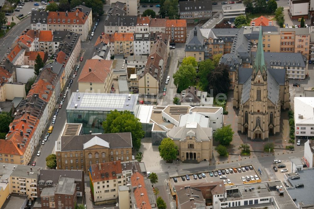 Luftbild Hagen - Osthaus Museum in Hagen im Bundesland Nordrhein-Westfalen