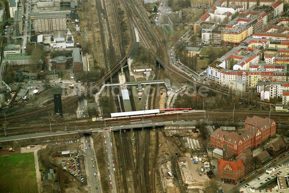 Luftbild Berlin/ Friedrichshain - Ostkreuz