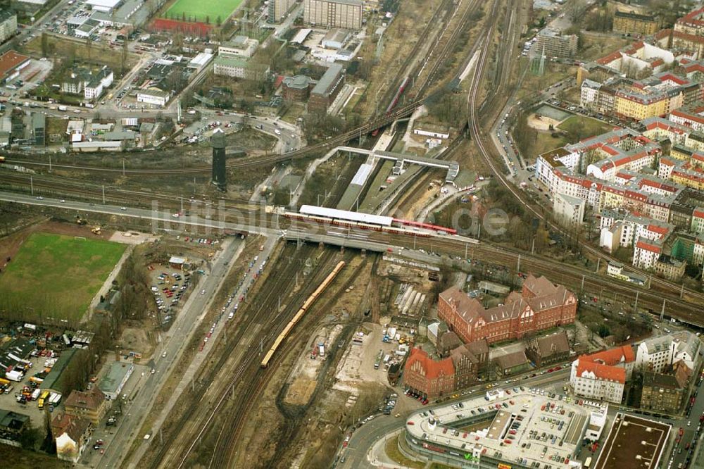 Luftaufnahme Berlin/ Friedrichshain - Ostkreuz