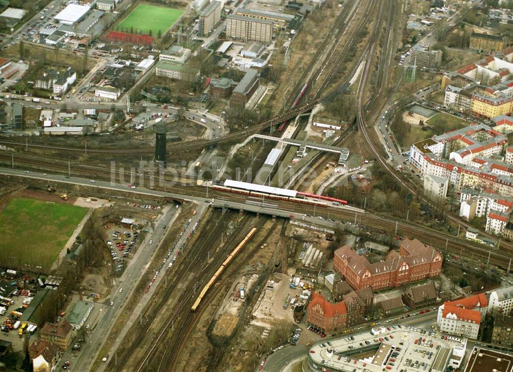 Luftbild Berlin/ Friedrichshain - Ostkreuz