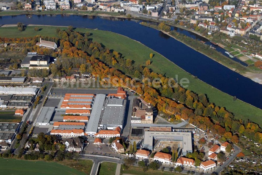 Dresden aus der Vogelperspektive: Ostragehege Dresden