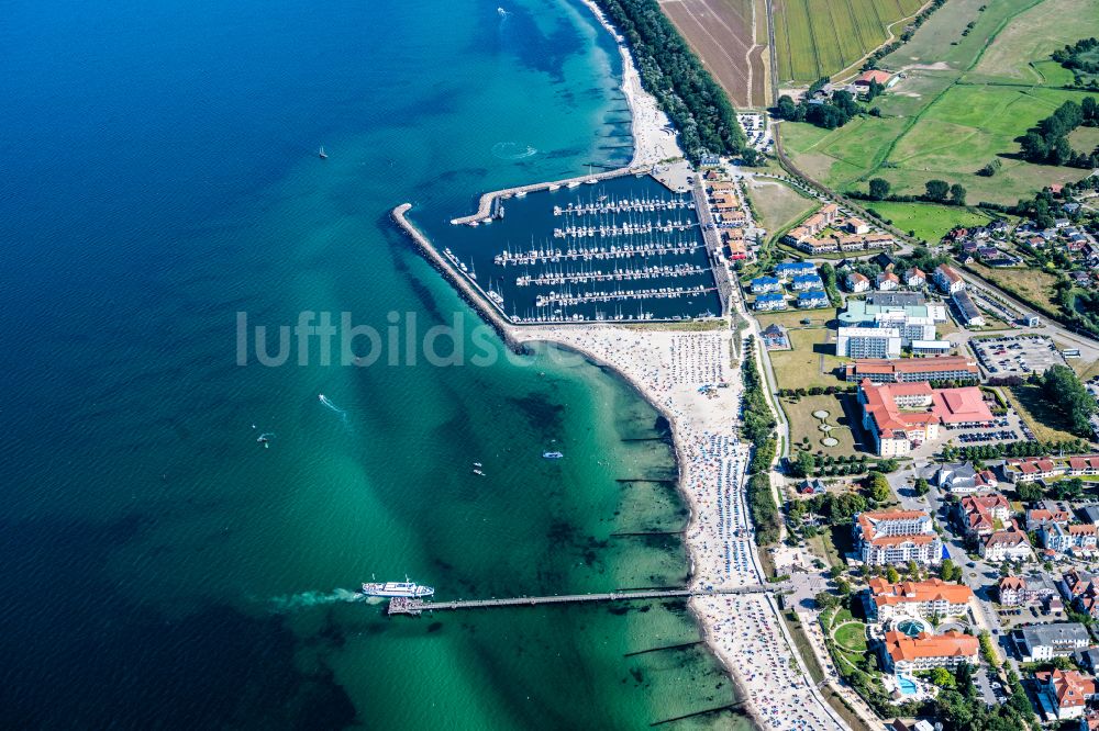 Luftbild Ostseebad Kühlungsborn - Ostsee- Meeres-Küste in Kühlungsborn im Bundesland Mecklenburg-Vorpommern, Deutschland