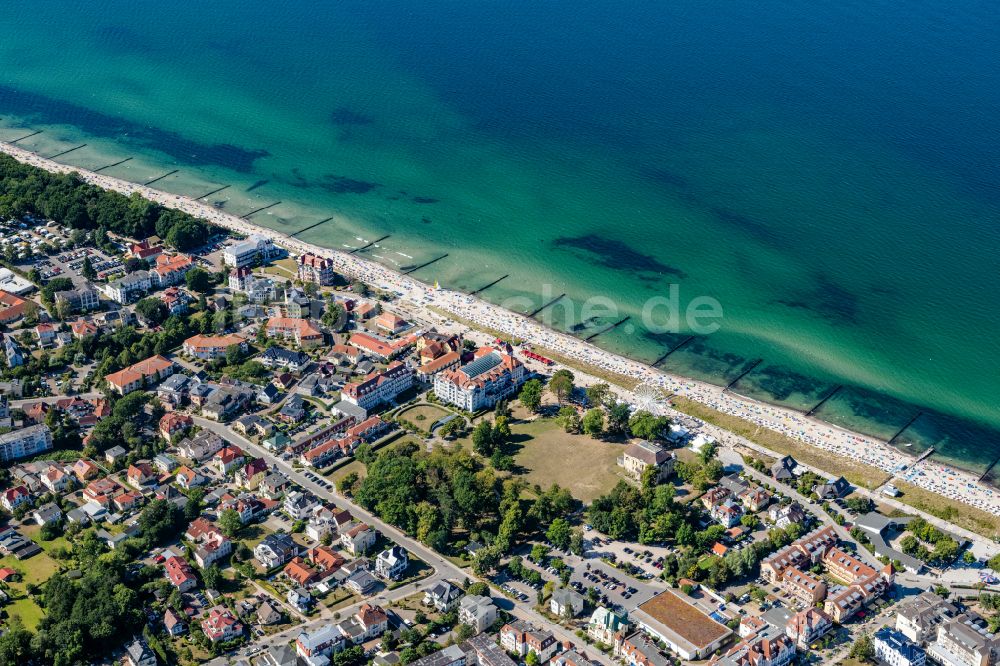 Luftbild Ostseebad Kühlungsborn - Ostsee- Meeres-Küste in Kühlungsborn im Bundesland Mecklenburg-Vorpommern, Deutschland