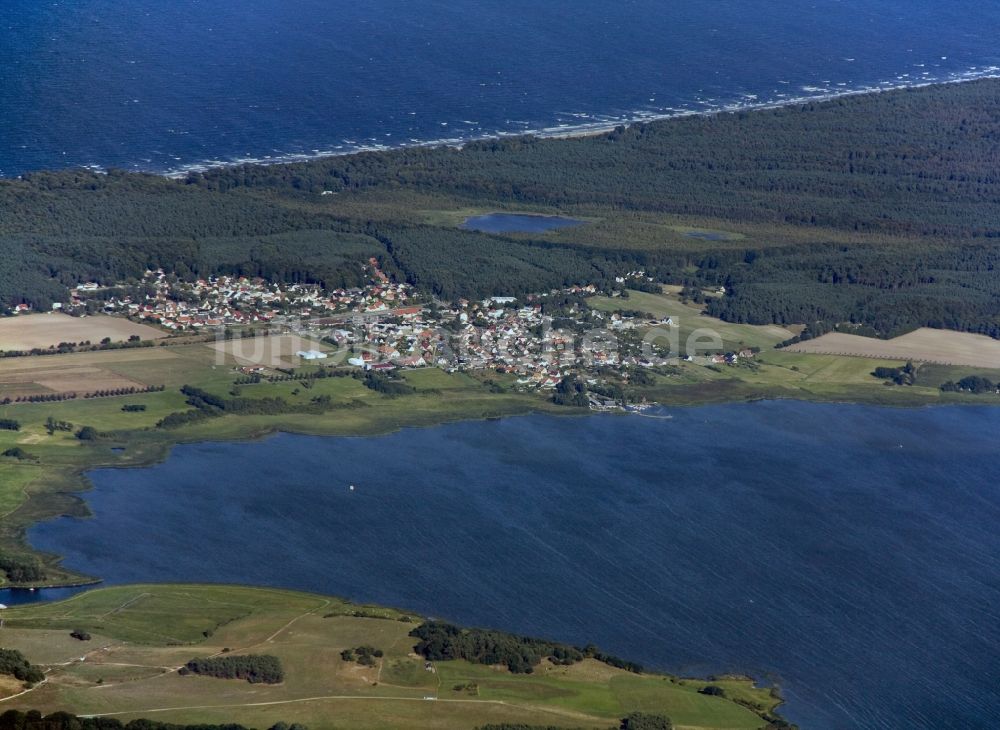 Luftbild Loddin - Ostseebad Loddin an der Küste zur Ostsee auf der Insel Usedom im Bundesland Mecklenburg-Vorpommern