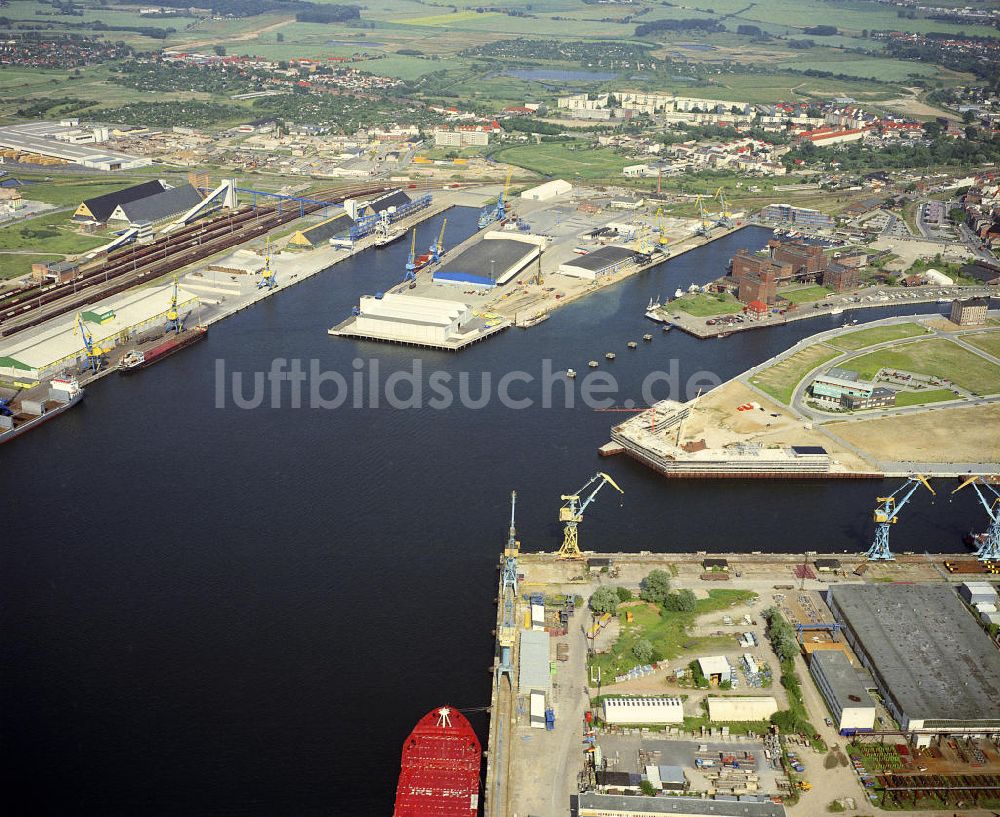 Luftaufnahme Wismar - Ostseehafen Wismar