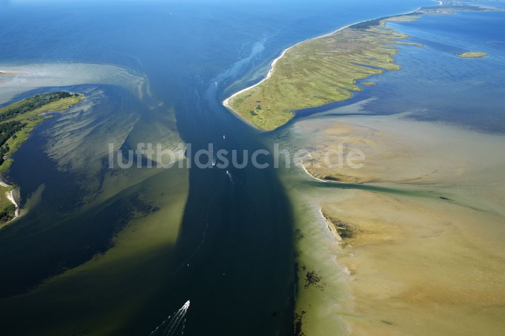 Luftbild Insel Hiddensee - Ostseeküste in Insel Hiddensee im Bundesland Mecklenburg-Vorpommern