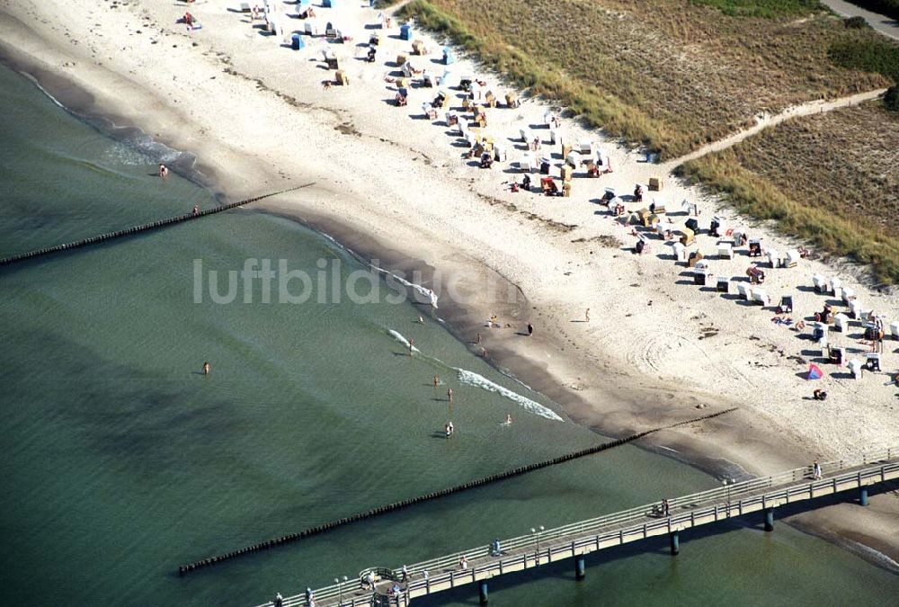 Graal-Müritz von oben - Ostseestrand in Graal-Müritz