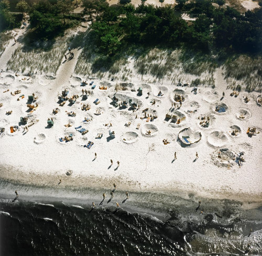 Rügen von oben - Ostseestrand Rügen