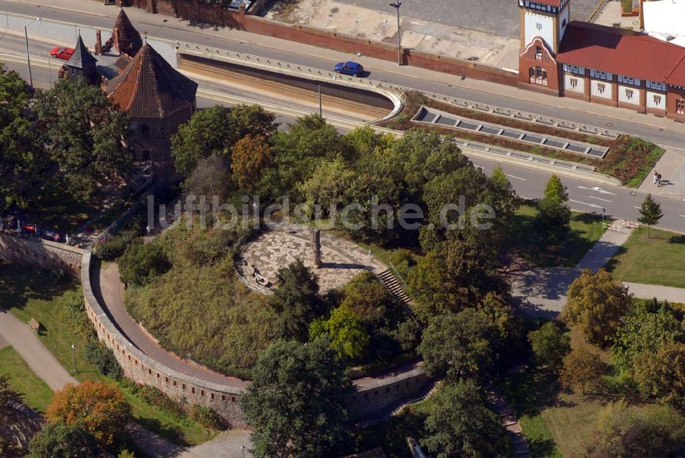 Luftbild Magdeburg - Otto-von-Guericke-Museum in der Lukasklause in Magdeburg