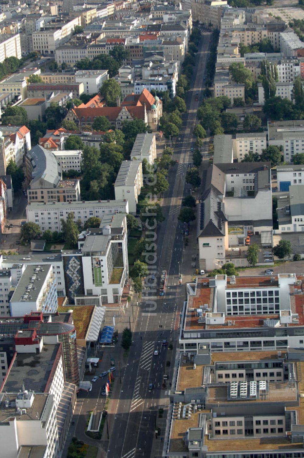 Luftbild Magdeburg - Otto-von-Guericke-Straße in Magdeburg