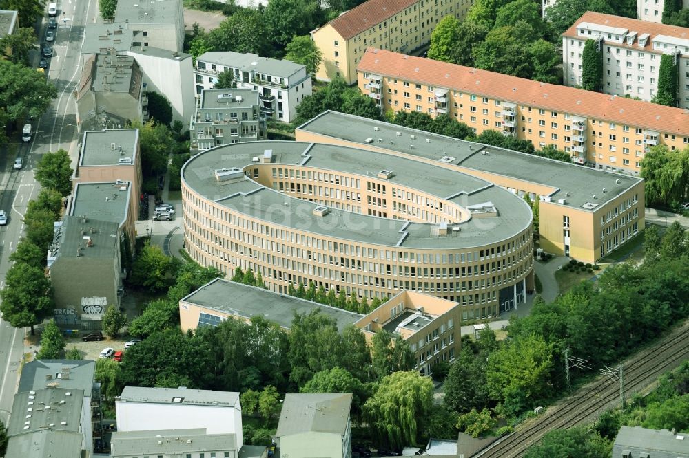 Luftbild Potsdam - Oval des Büropark Sanssouci in Potsdam im Bundesland Brandenburg