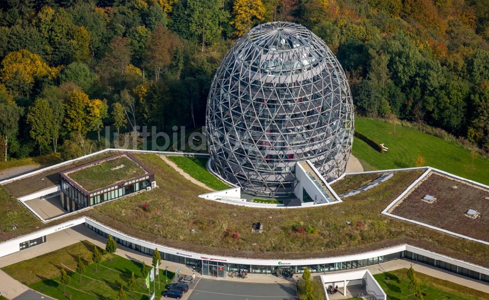 Winterberg von oben - Oversum Vital Resort in Winterberg im Hochsauerland im Bundesland Nordrhein-Westfalen