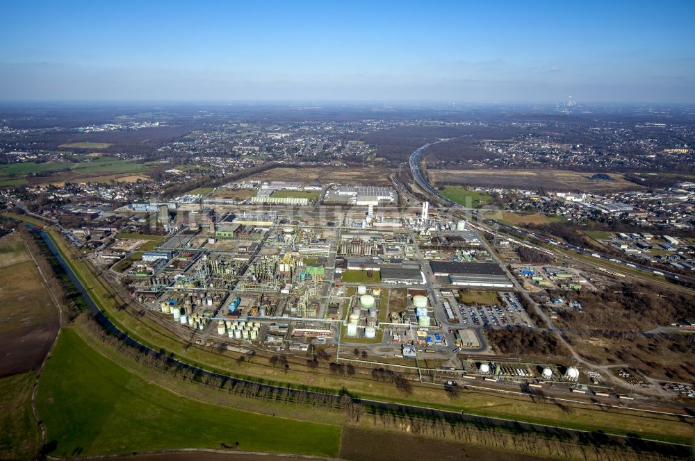 Luftaufnahme Oberhausen - OXEA Werk Ruhrchemie in Oberhausen im Bundesland Nordrhein-Westfalen