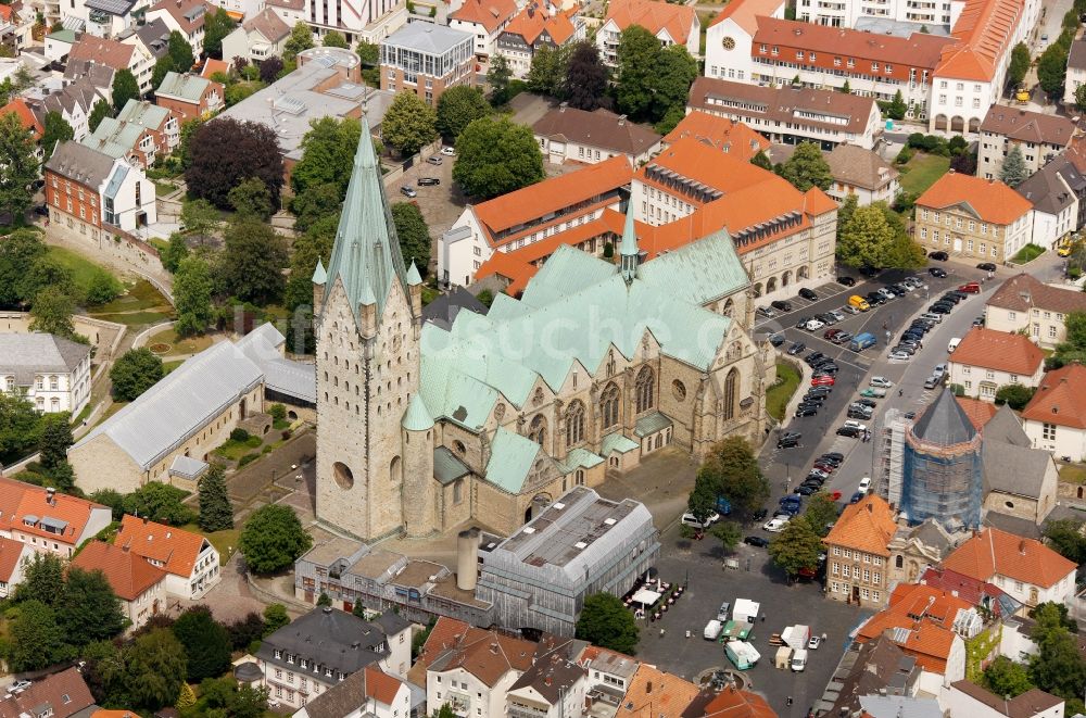 Luftbild Paderborn - Paderborner Dom im Bundesland Nordrhein-Westfalen