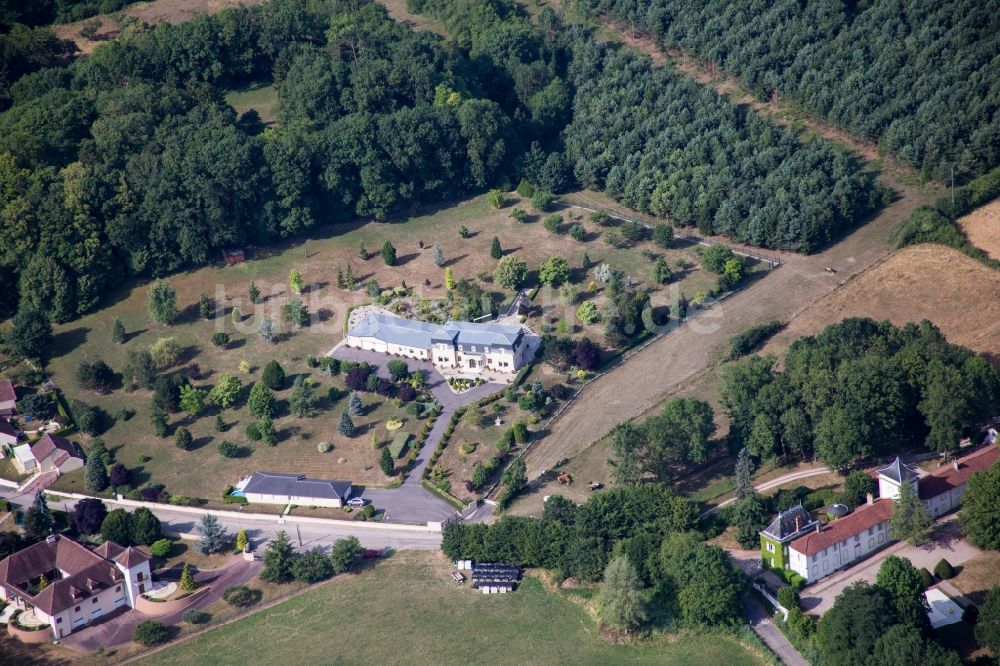 Luftaufnahme Lunéville - Palais bei Lunéville in Grand Est, Frankreich