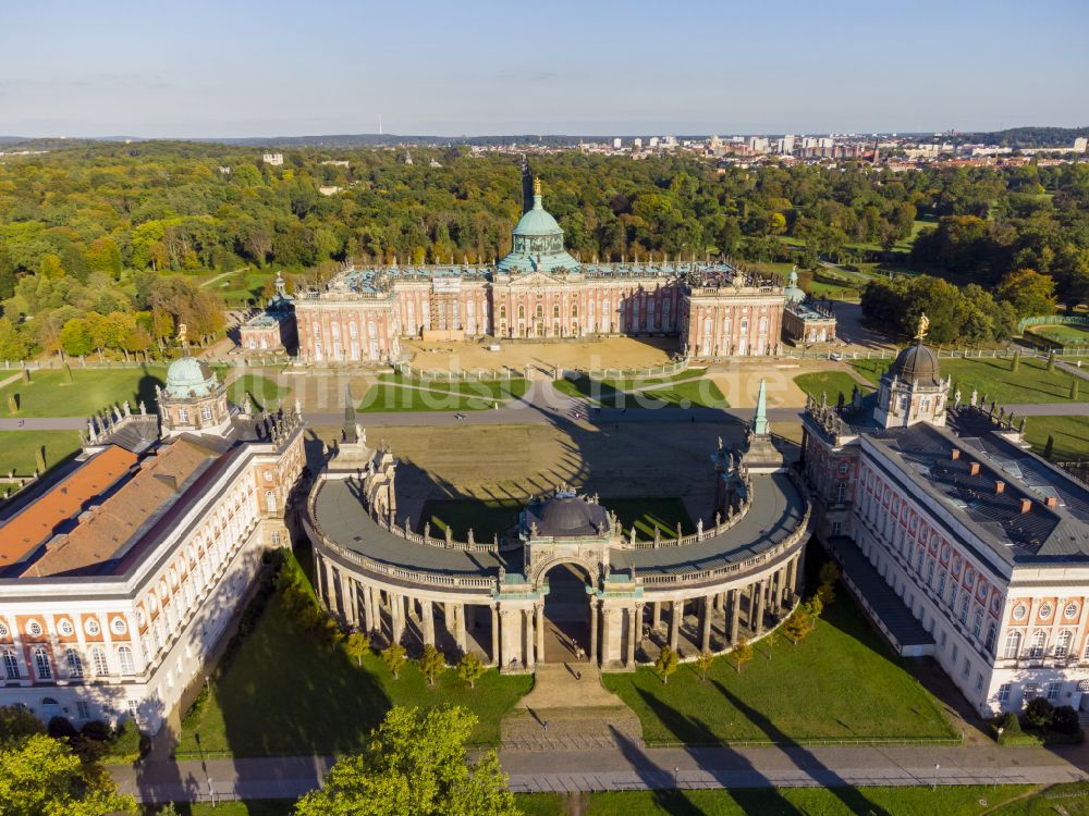 Potsdam aus der Vogelperspektive: Palais Communs in Potsdam im Bundesland Brandenburg