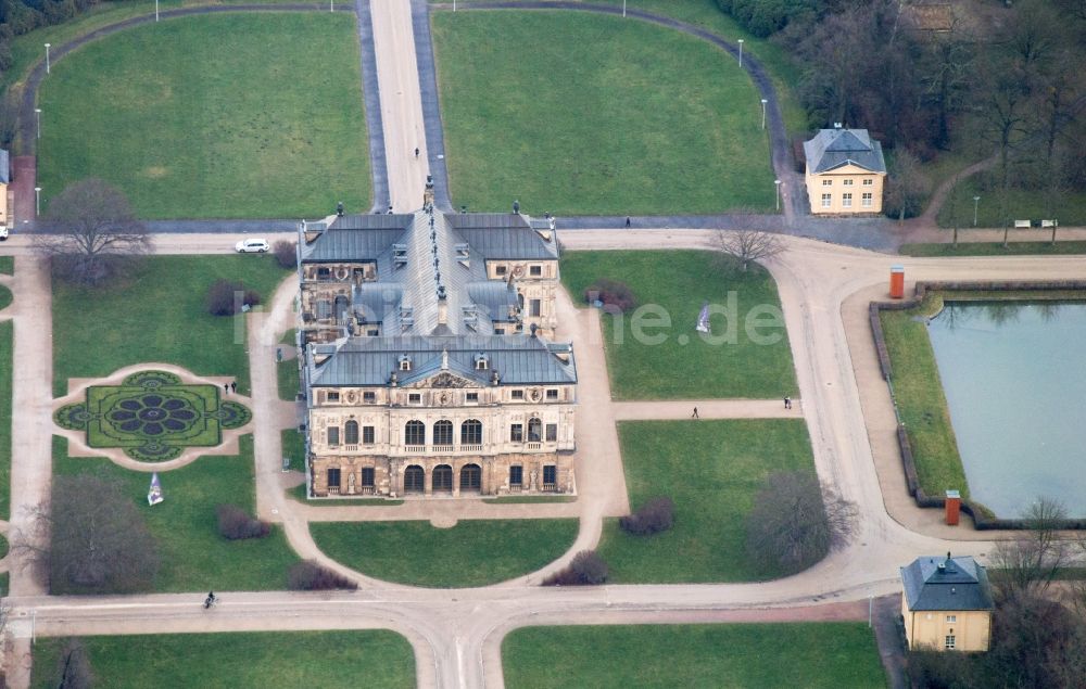 Dresden Aus Der Vogelperspektive Palais Im Grossen Garten In