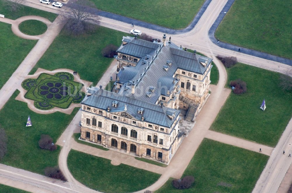 Luftbild Dresden - Palais im Großen Garten in Dresden im Bundesland Sachsen