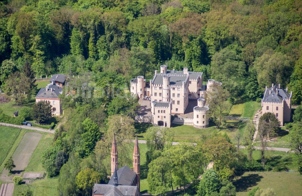 Gardelegen von oben - Palais des Jagdschloss Letzlingen in Gardelegen im Bundesland Sachsen-Anhalt, Deutschland