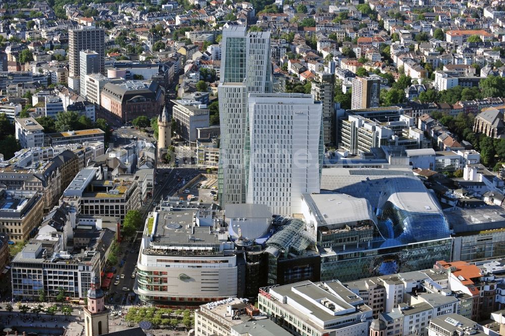 Frankfurt am Main von oben - Palais Quartier in Frankfurt am Main im Bundesland Hessen