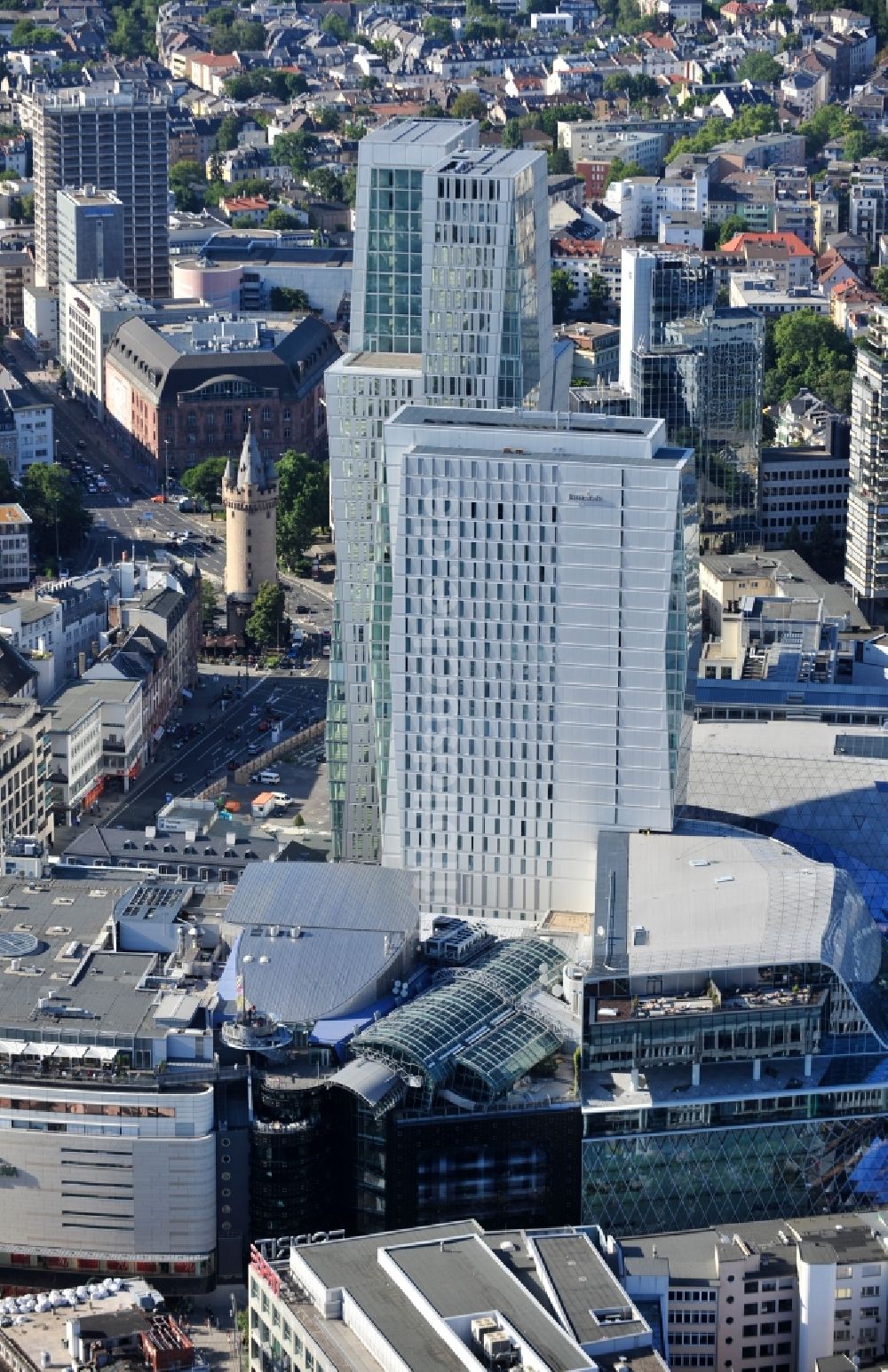 Frankfurt am Main aus der Vogelperspektive: Palais Quartier in Frankfurt am Main im Bundesland Hessen