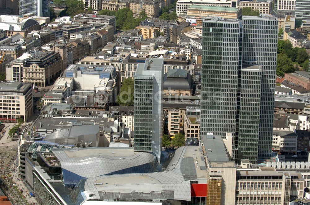 Frankfurt am Main von oben - Palais Quartier im Zentrum von Frankfurt / Main