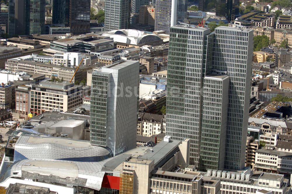 Luftbild Frankfurt am Main - Palais Quartier im Zentrum von Frankfurt / Main