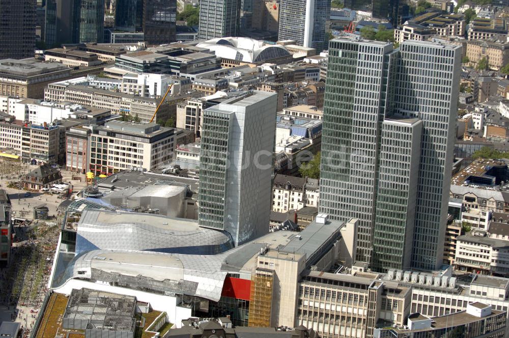 Luftbild Frankfurt am Main - Palais Quartier im Zentrum von Frankfurt / Main