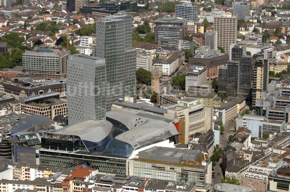 Luftaufnahme Frankfurt am Main - Palais Quartier im Zentrum von Frankfurt / Main