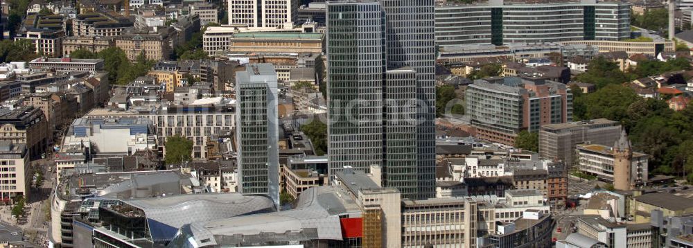 Luftbild Frankfurt am Main - Palais Quartier im Zentrum von Frankfurt / Main