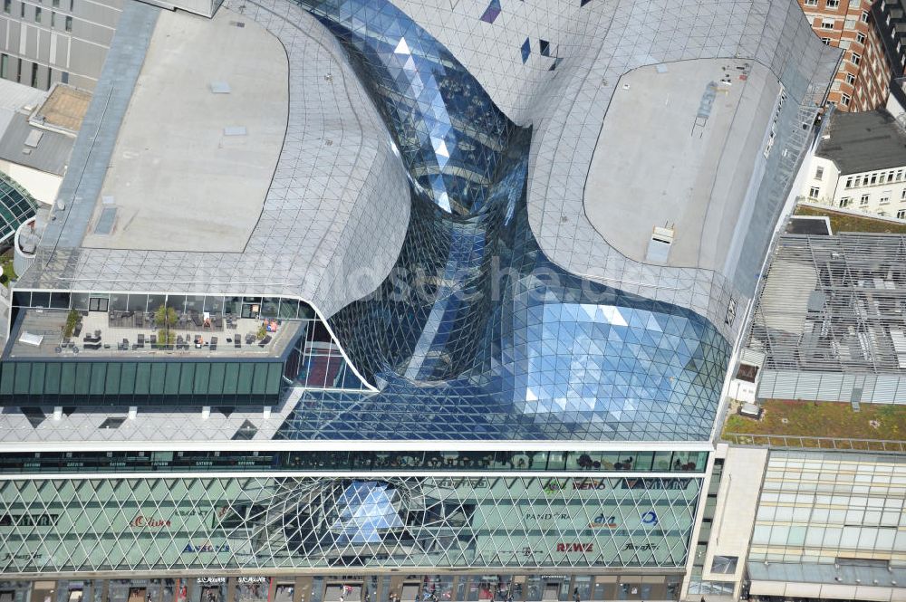 Frankfurt am Main aus der Vogelperspektive: Palais Quartier im Zentrum von Frankfurt / Main