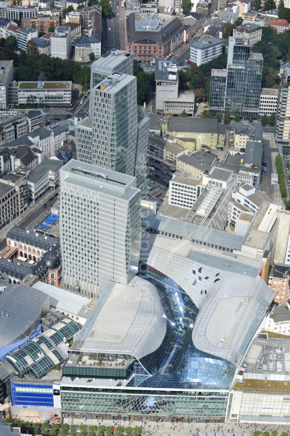 Frankfurt am Main aus der Vogelperspektive: Palais Quartier im Zentrum von Frankfurt / Main