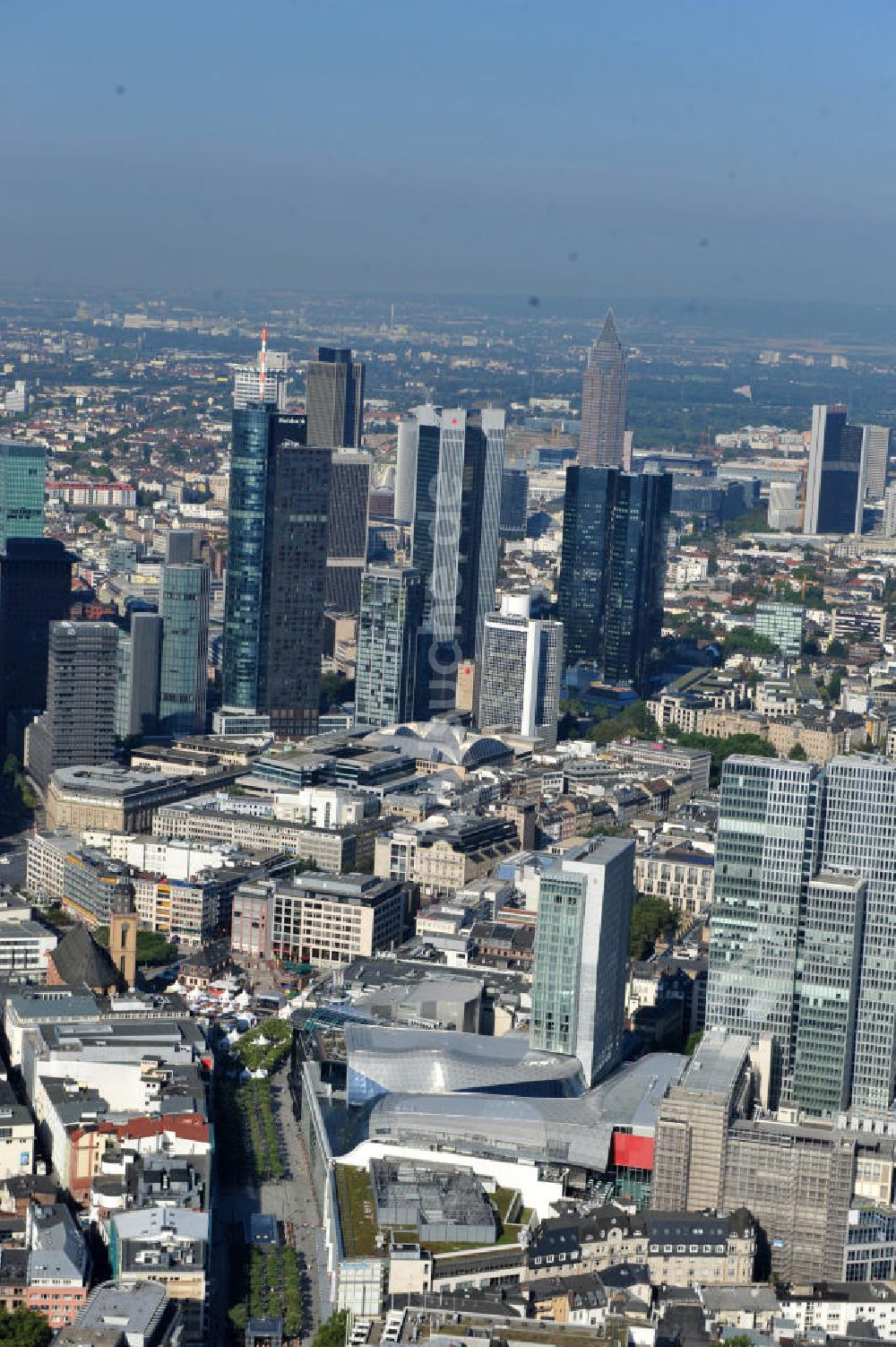 Luftbild Frankfurt am Main - Palais Quartier im Zentrum von Frankfurt / Main