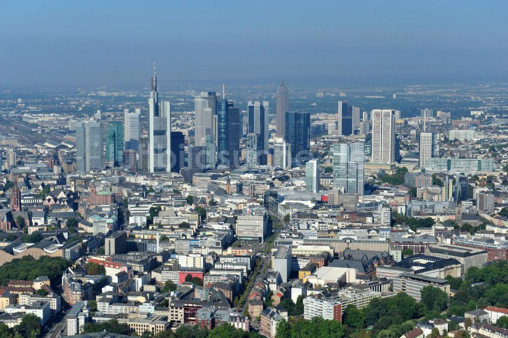 Luftaufnahme Frankfurt am Main - Palais Quartier im Zentrum von Frankfurt / Main